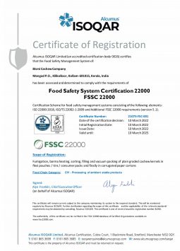 Certificate_21073_Bismi_Cashew_Company_FSSC_RA